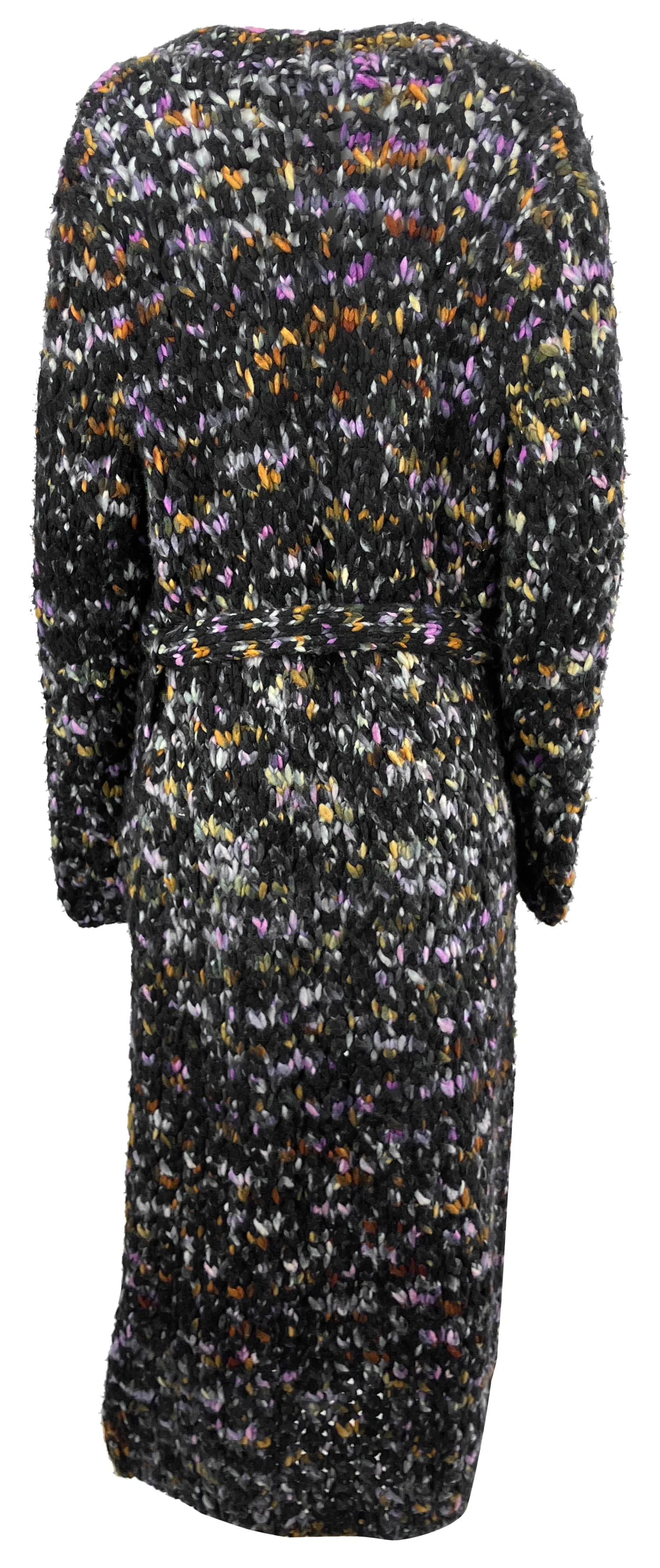 Gabriela Hearst Shaver Cardigan in Black Multi Space Dye