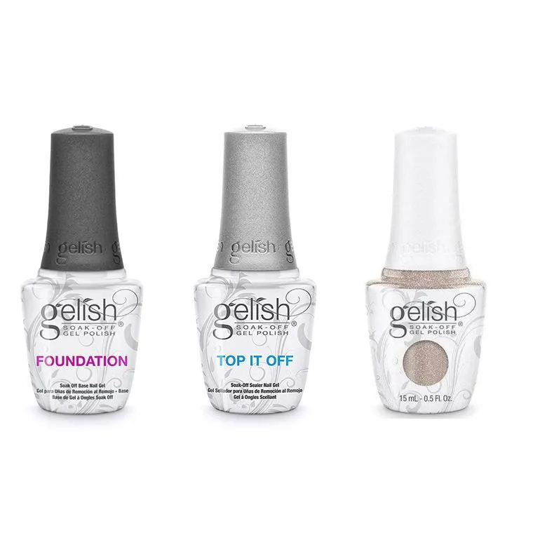 Gelish Combo - Base, Top & Let's Get Frosty