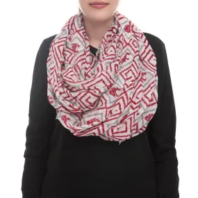 Geometrical WSU Infinity Scarf