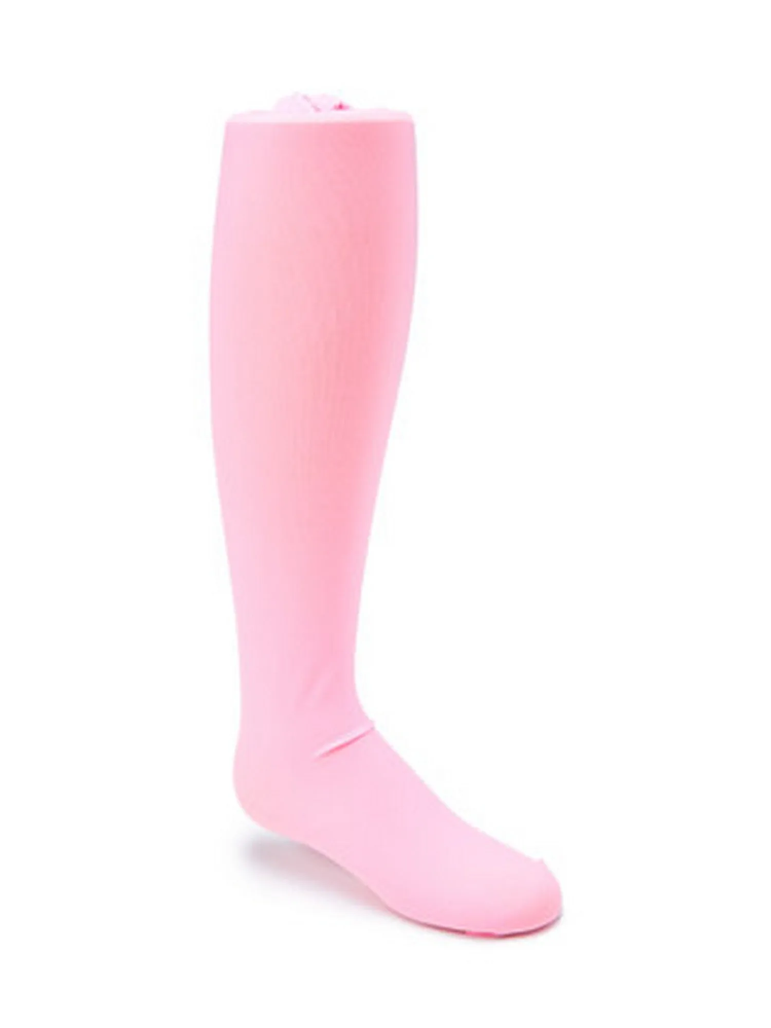 Girls Pink Solid Color Stretchy Trendy Footed Tights 1-15