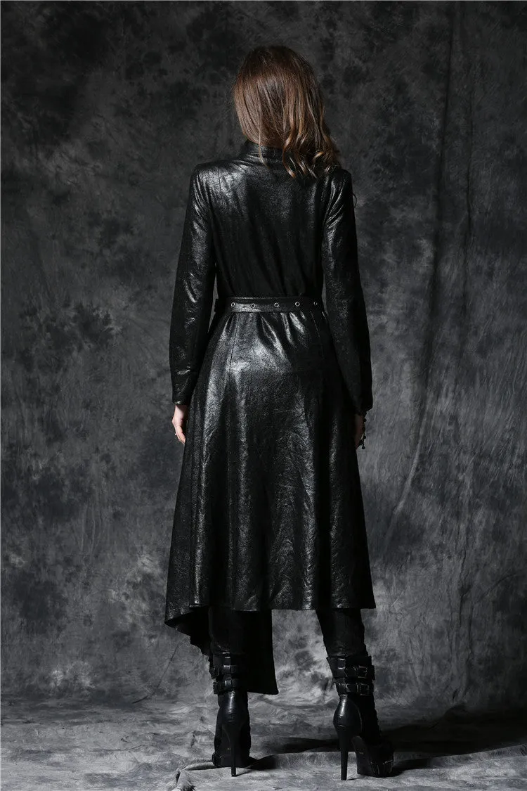 Gothique asymmetric bouffancy robe jacket with ghost belt JW093