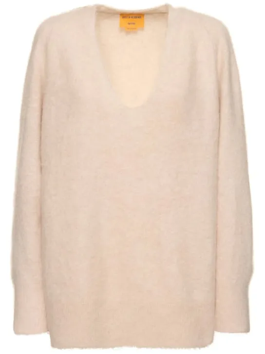 Guest In Residence   Grizzly v neck cashmere sweater 