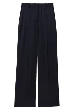 Hallie Textured Wide Leg Suit Trousers