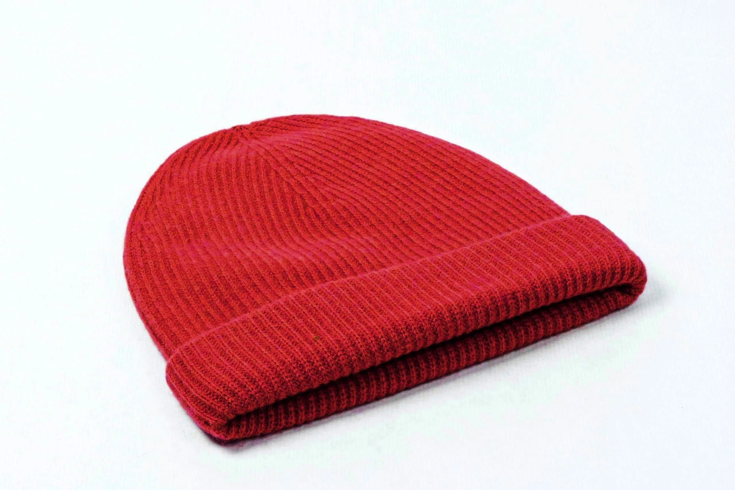 Heavy Rib Cashmere Cap