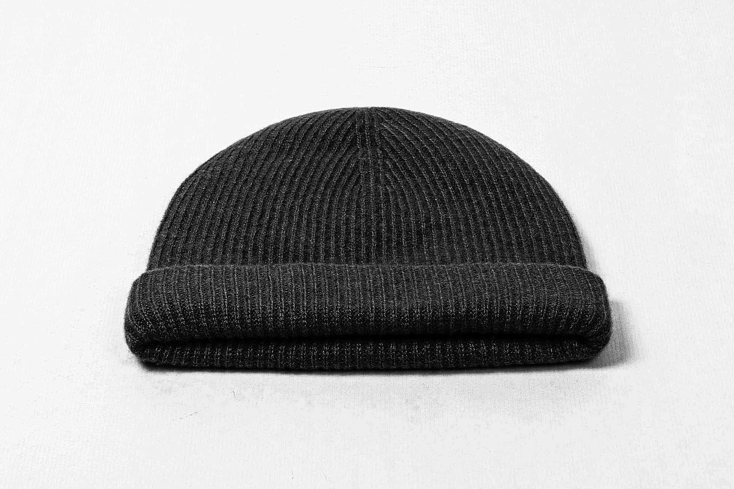 Heavy Rib Cashmere Cap