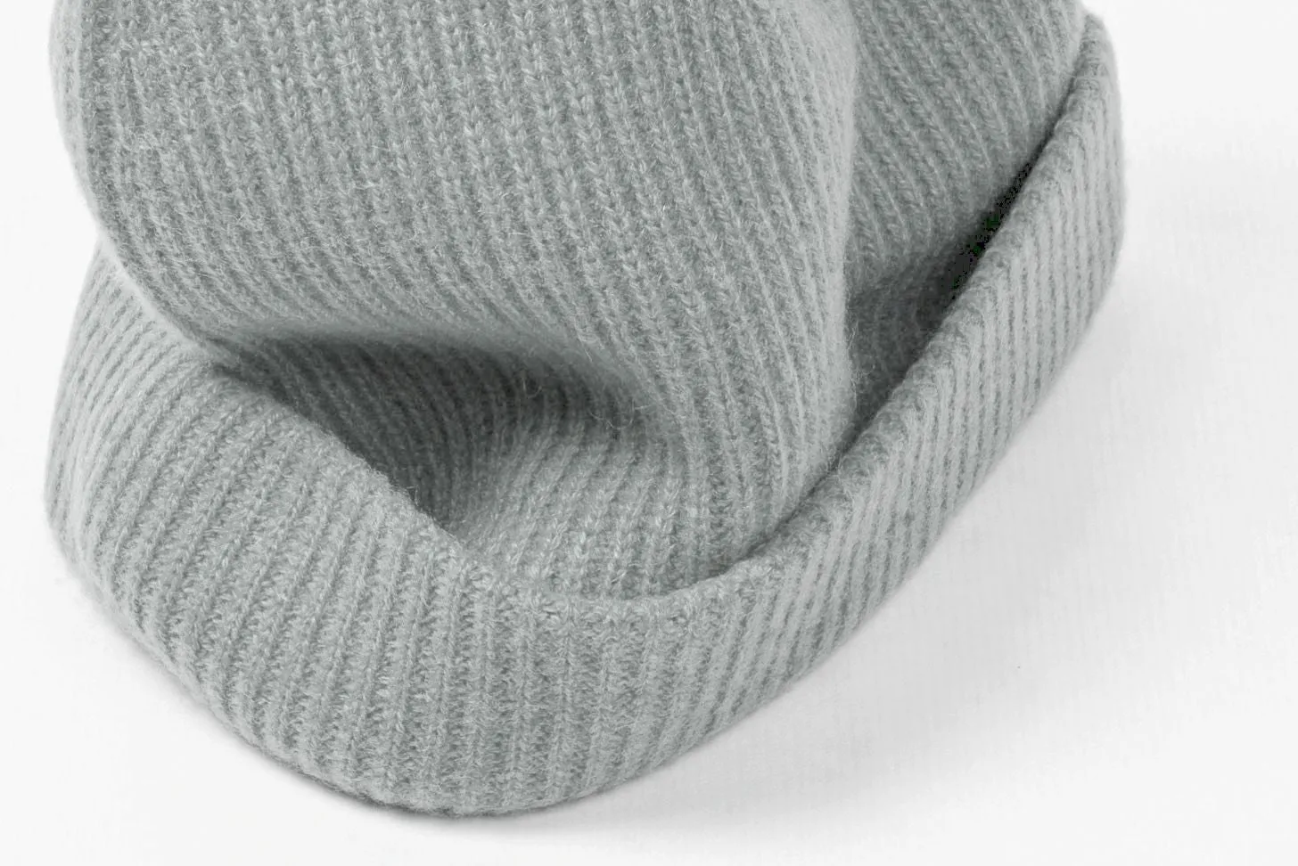 Heavy Rib Cashmere Cap