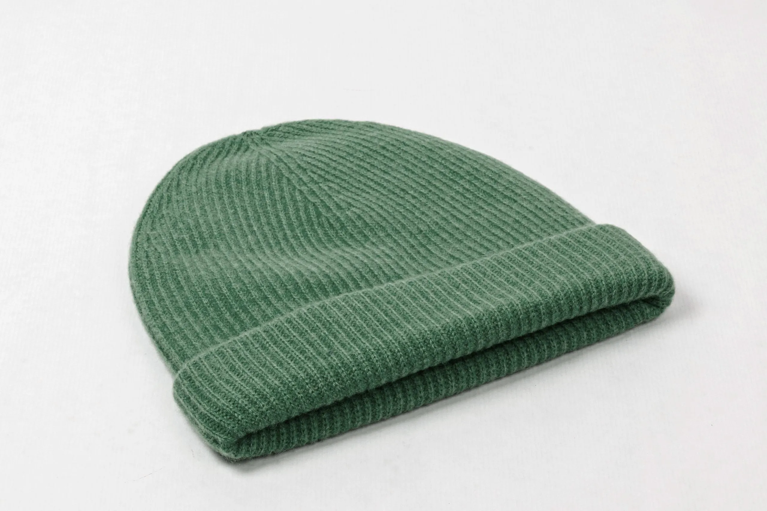 Heavy Rib Cashmere Cap