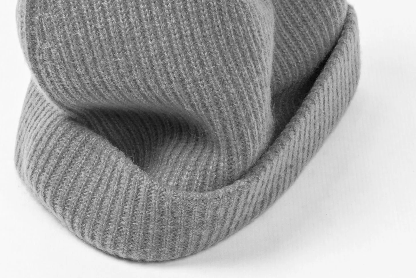 Heavy Rib Cashmere Cap