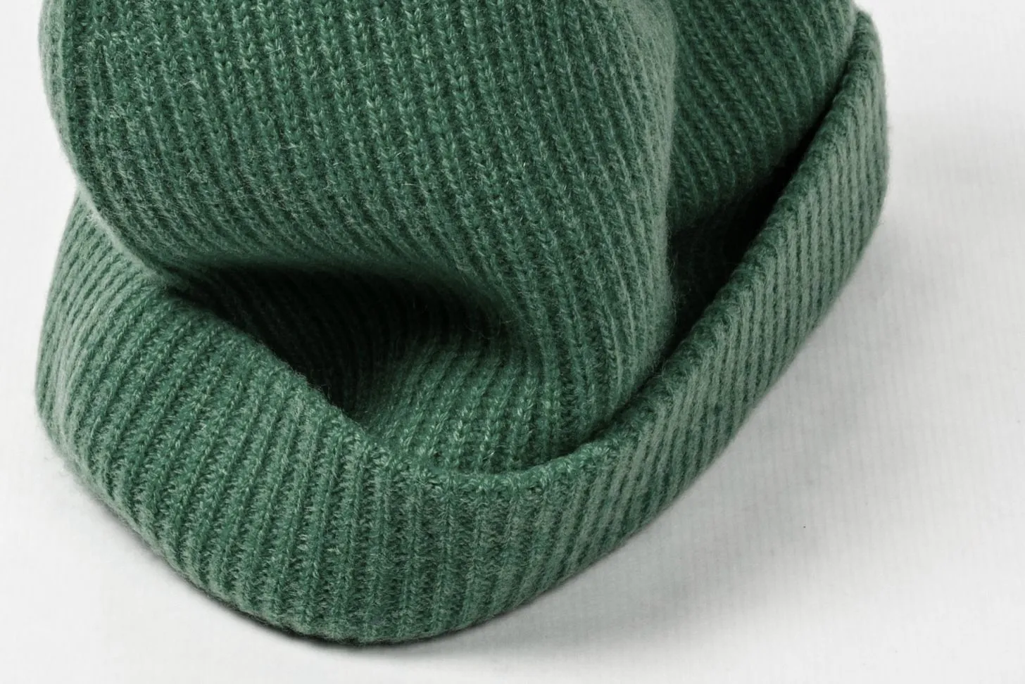 Heavy Rib Cashmere Cap