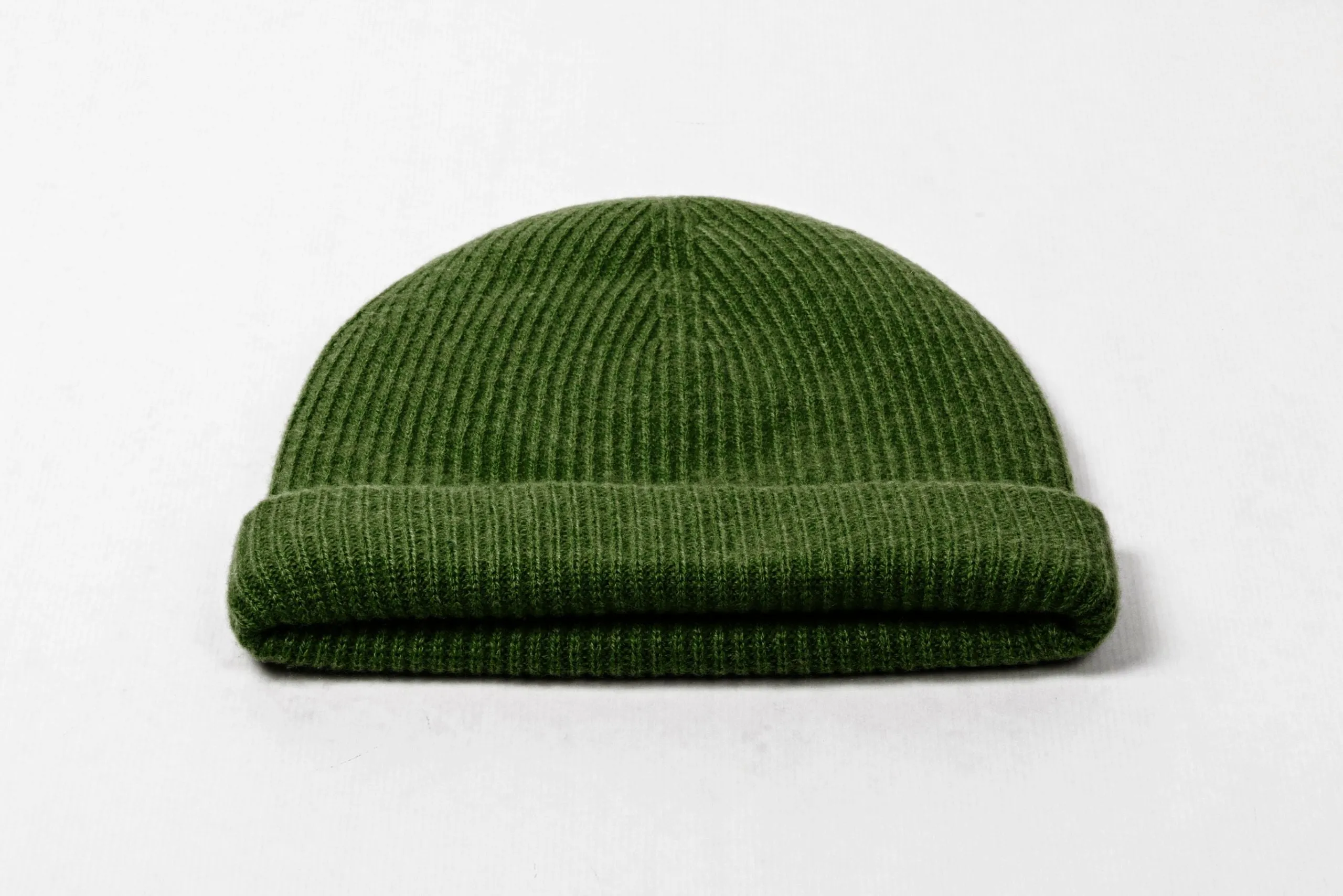 Heavy Rib Cashmere Cap