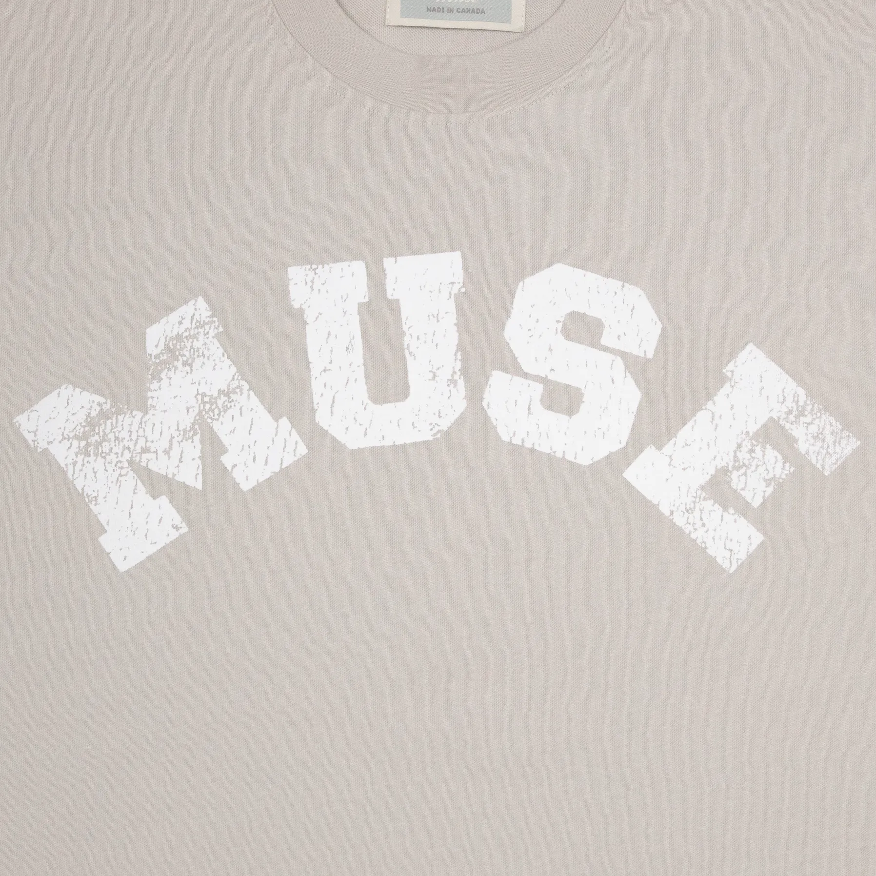 Heavy T-shirt - Nude Cream