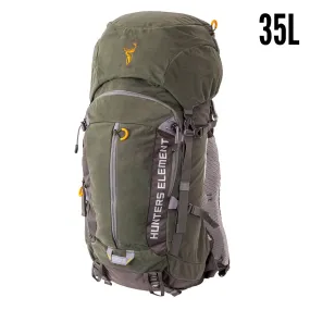 Hunters Element 35l Boundary Pack - Forest Green