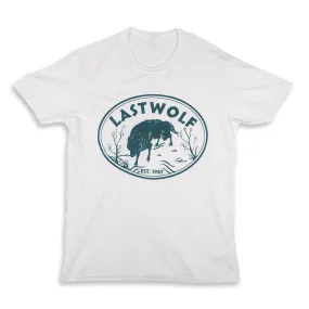 HUNTING WOLF TEE SHIRT  - WHITE