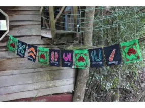 Indigenous Bunting Ceremony Symbols