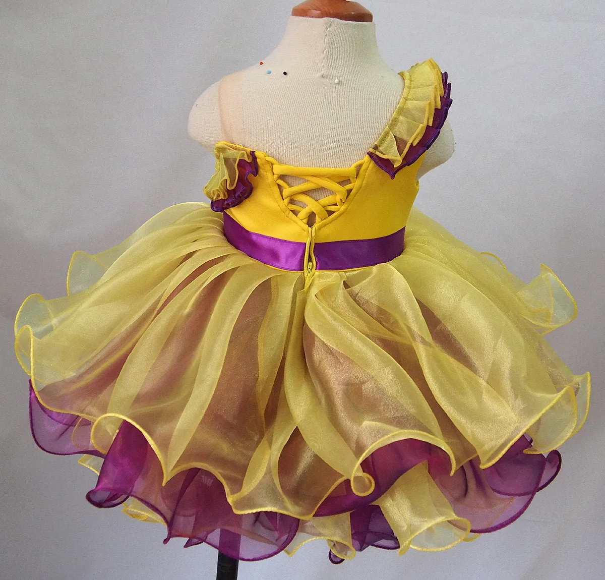 Infant/toddler/baby/children/kids Girl's Pageant evening/prom Dress/clothing/gown for birthday