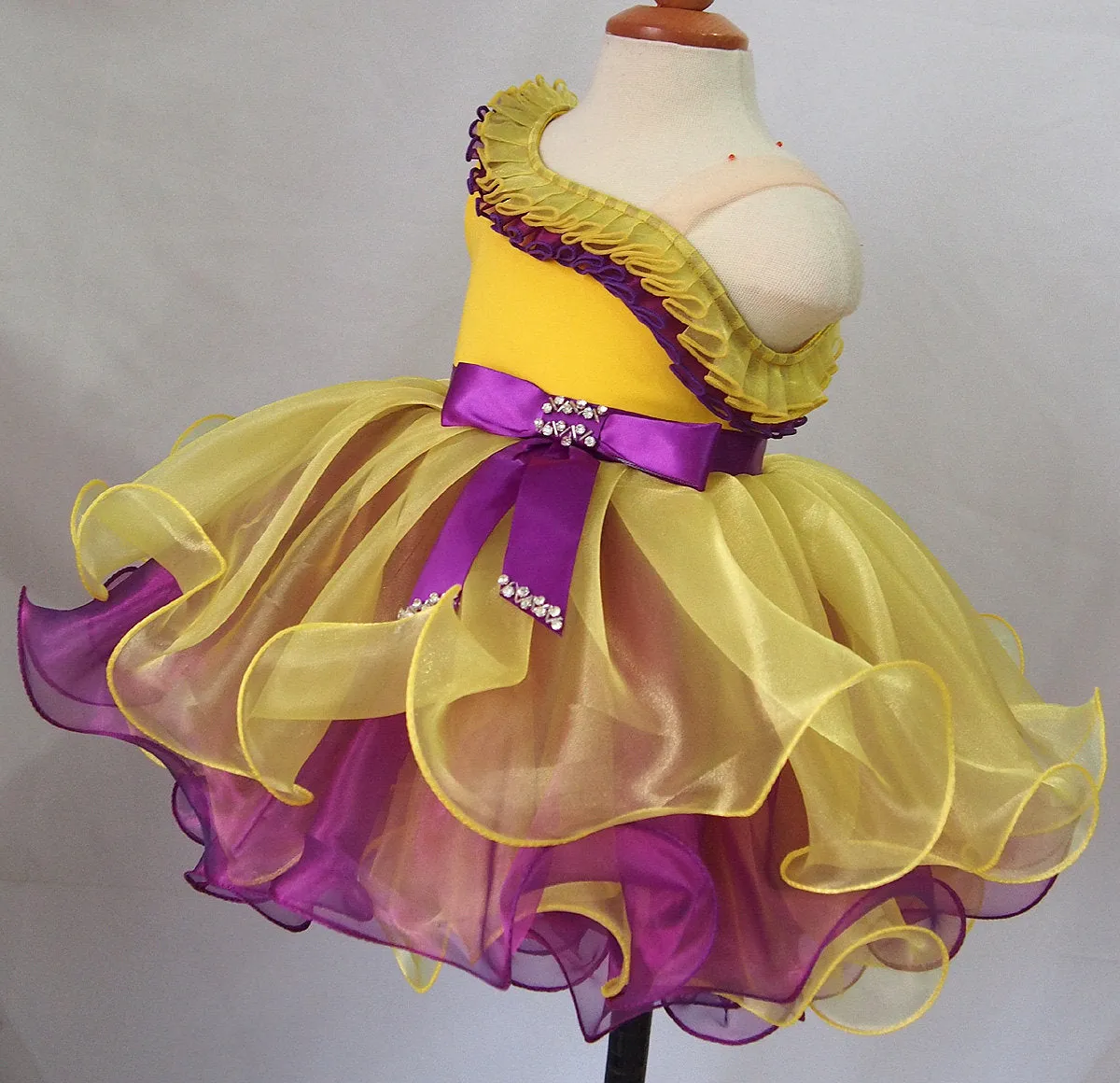 Infant/toddler/baby/children/kids Girl's Pageant evening/prom Dress/clothing/gown for birthday