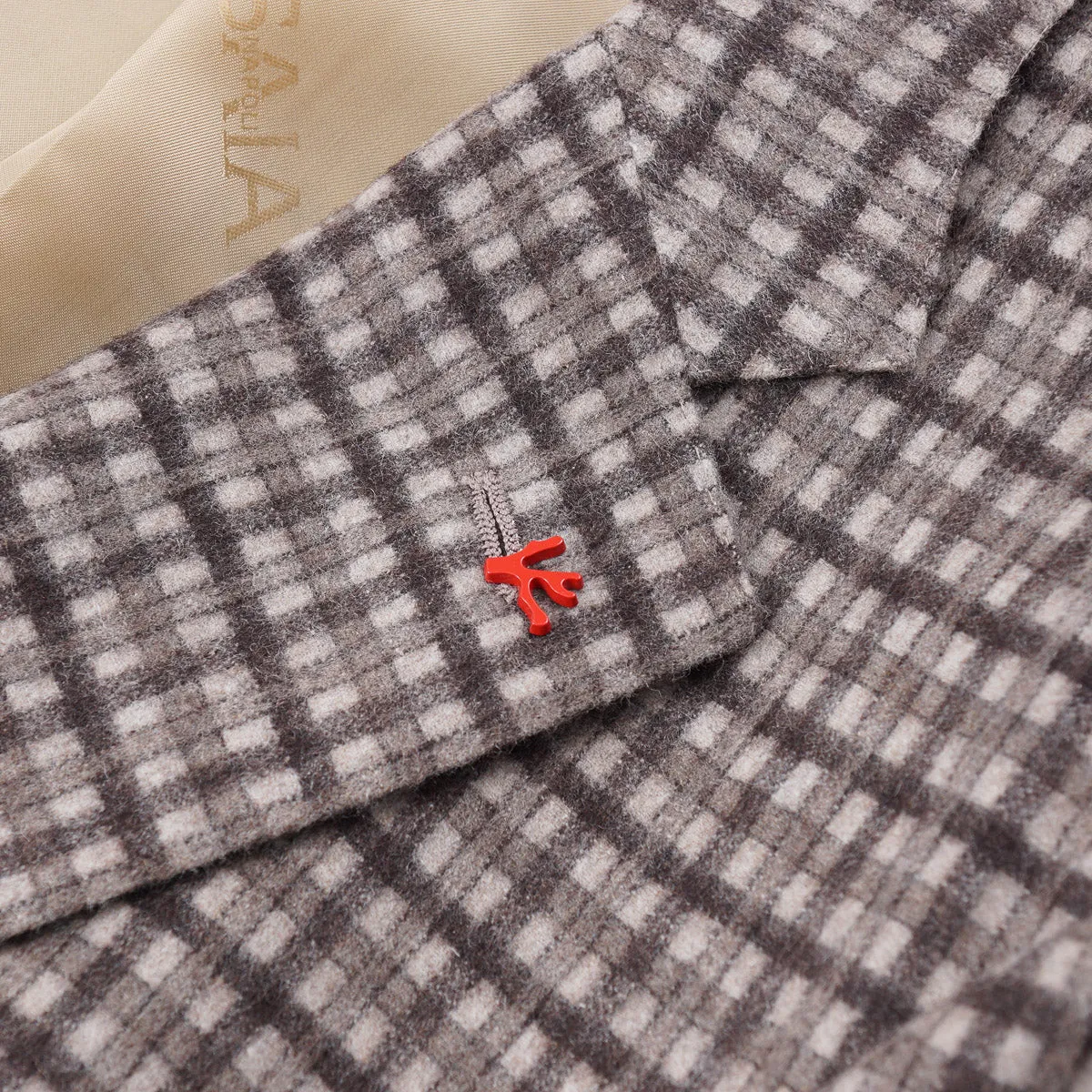 Isaia Flannel Wool-Cashmere Sport Coat