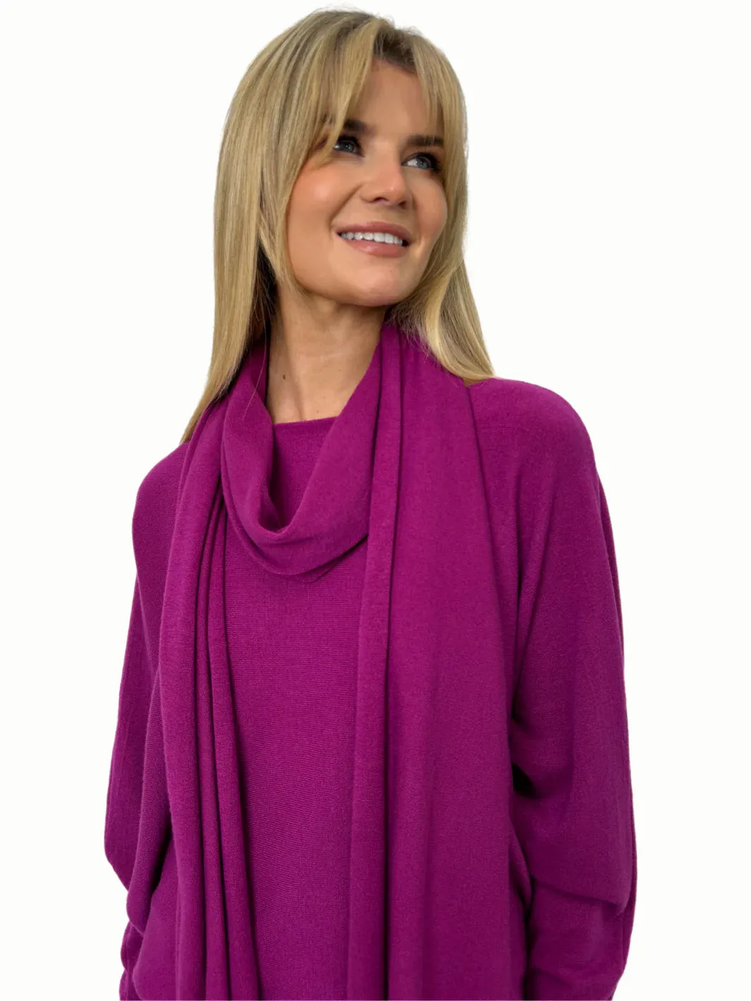 Kate And Pippa Milano Cashmere feel batwing Knit. All Colours