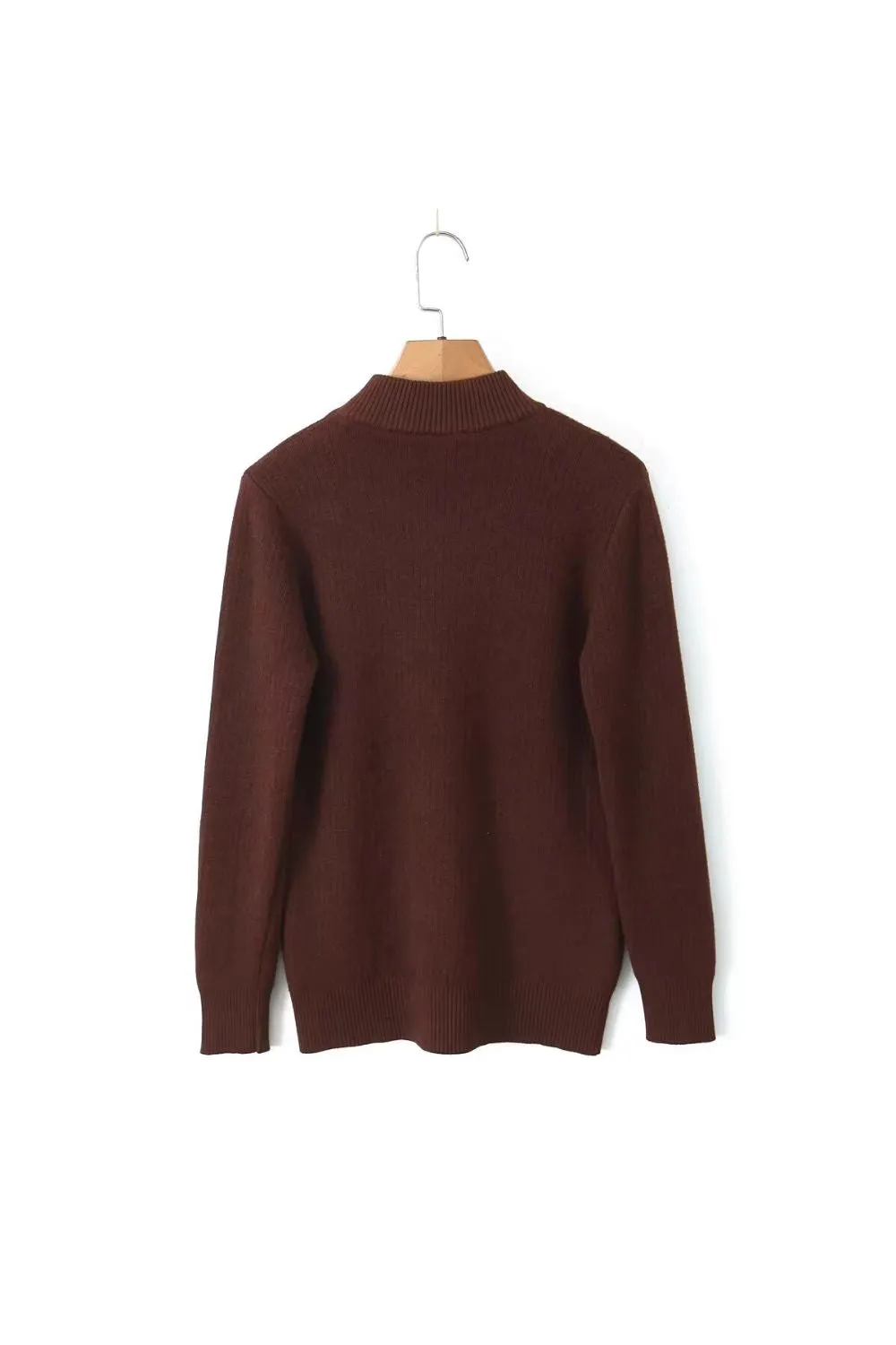 'Kate' Fleece-Lined Warm Pullover Sweater