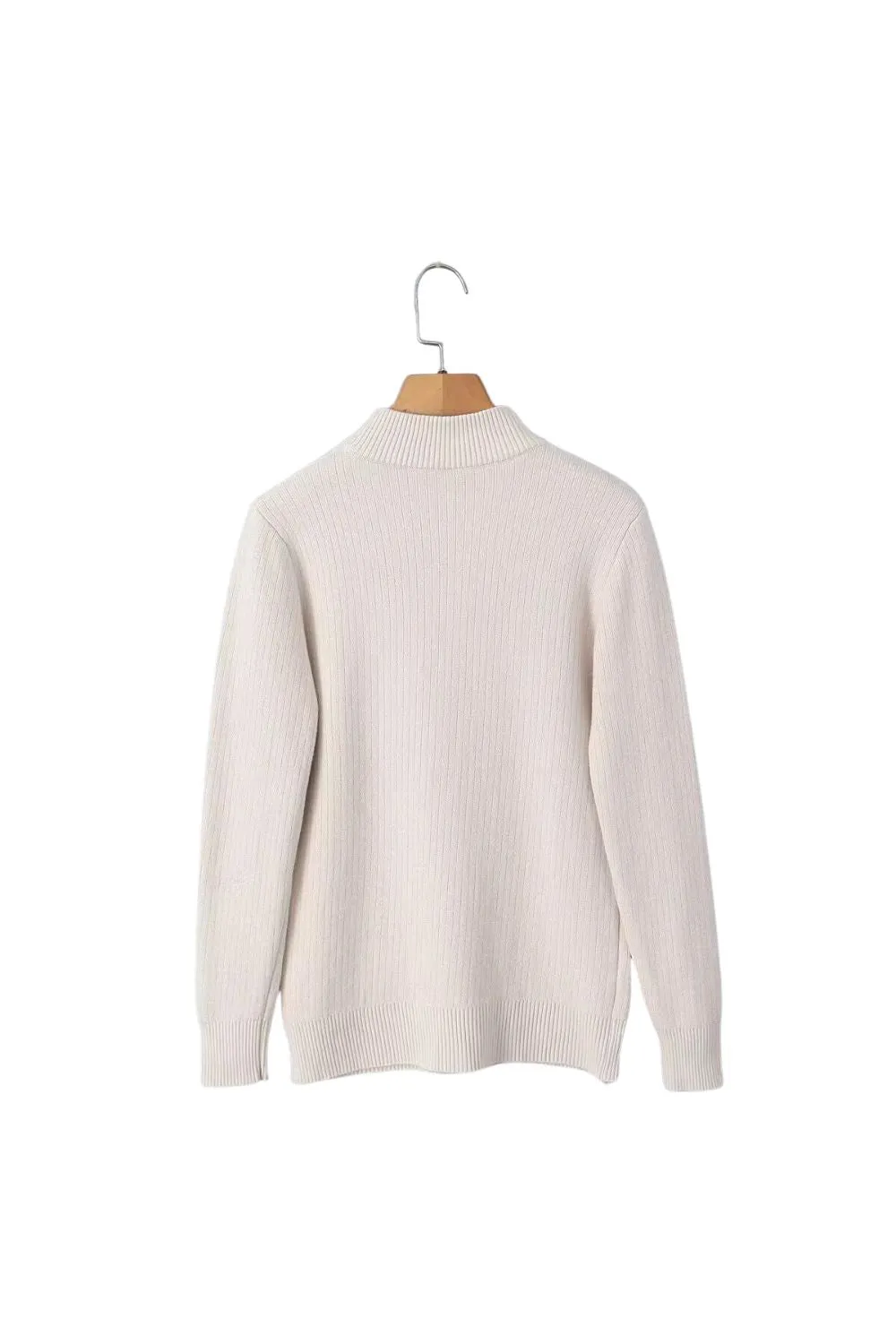 'Kate' Fleece-Lined Warm Pullover Sweater