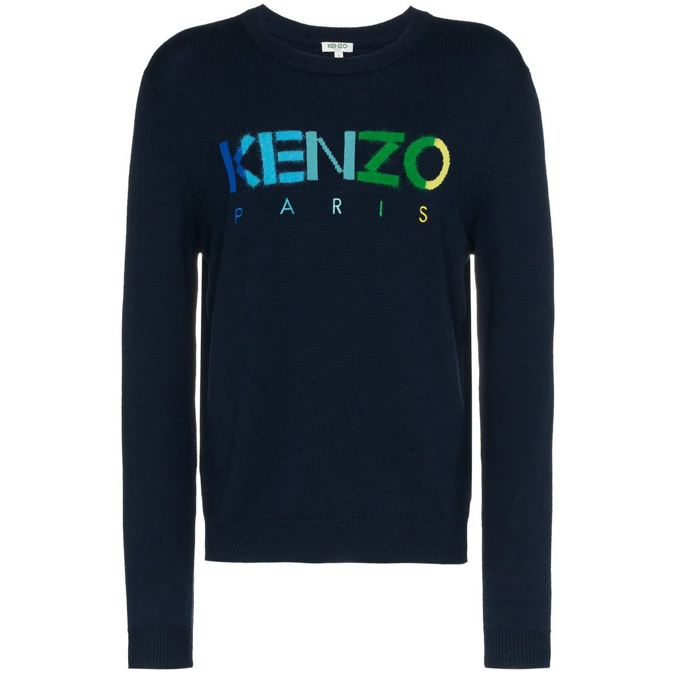 KENZO Paris Knit Crewneck Sweater, Navy Blue