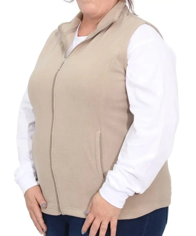 Ladies Sleeveless Fleece Jacket