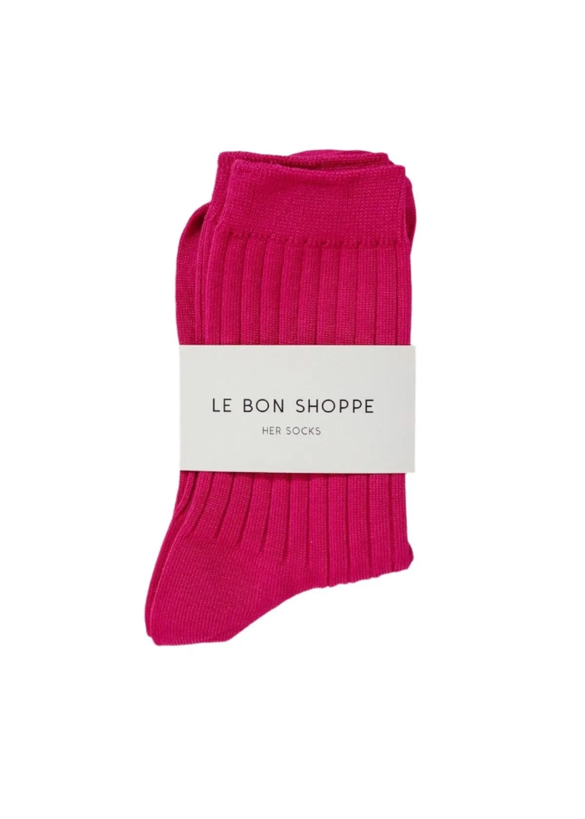 Le Bon Shoppe Her Socks - Fuchsia