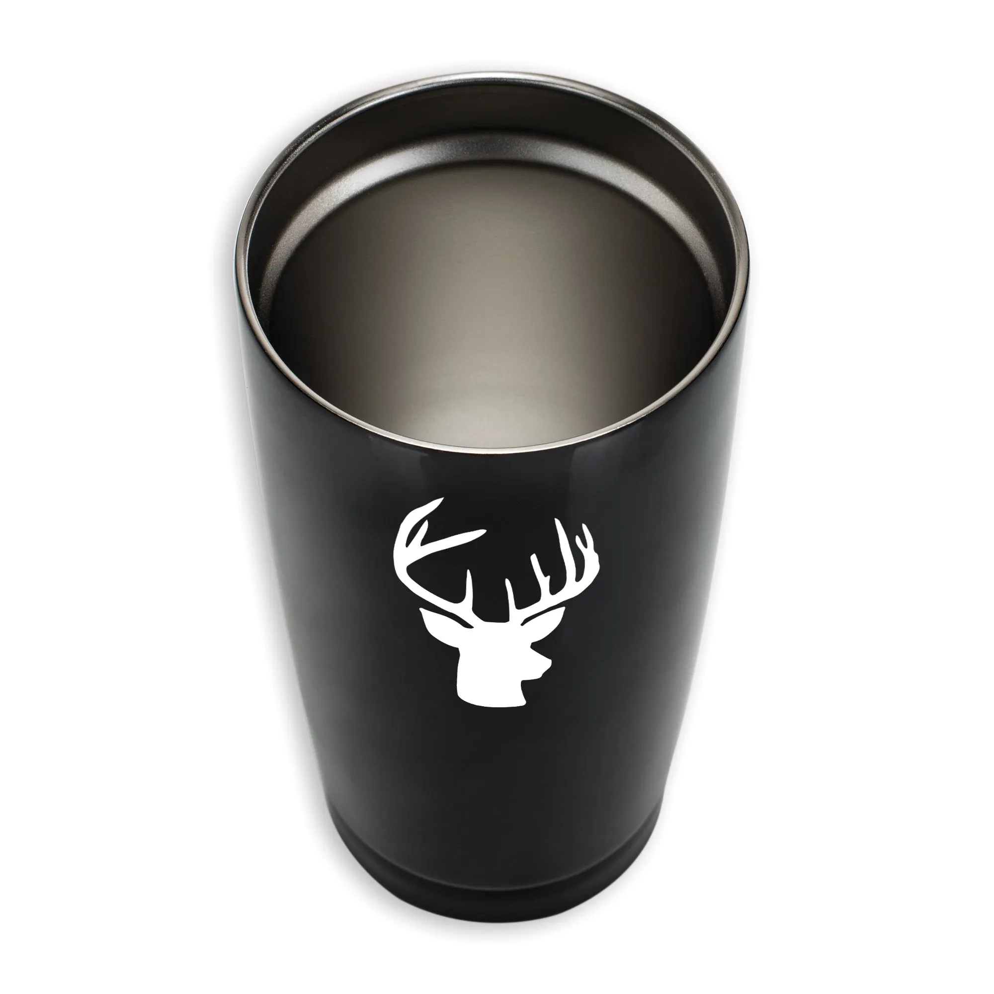 Life Is Better When I'm Hunting 20 Ounce Classic Black Stainless Steel Travel Tumbler Mug