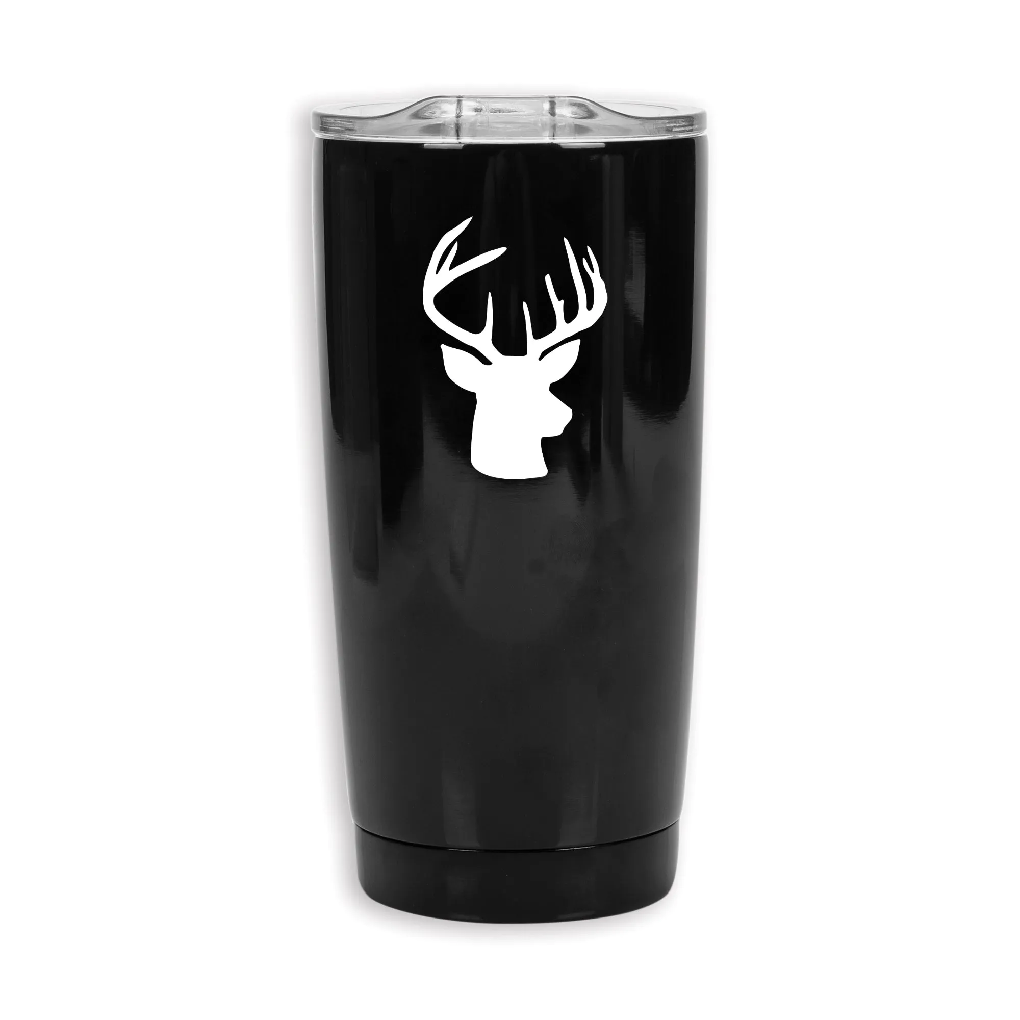 Life Is Better When I'm Hunting 20 Ounce Classic Black Stainless Steel Travel Tumbler Mug