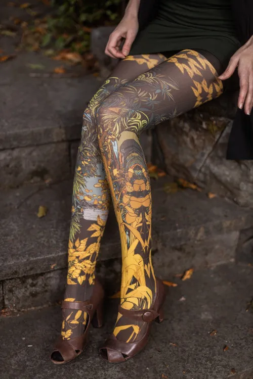 L'Ile Au Tresor Printed Tights