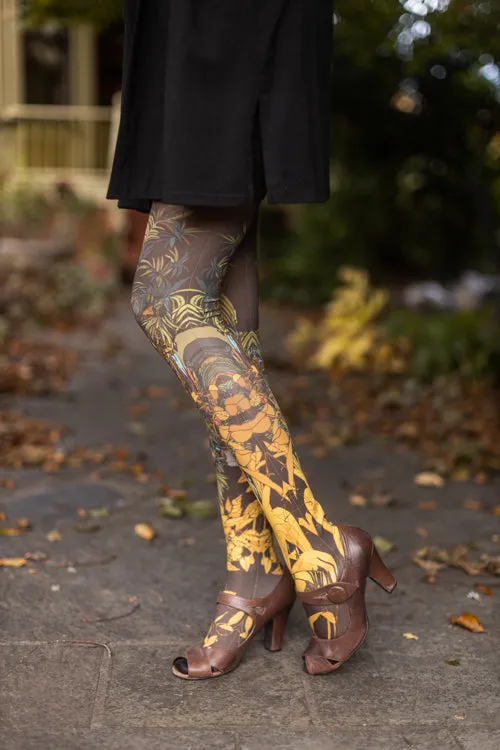 L'Ile Au Tresor Printed Tights