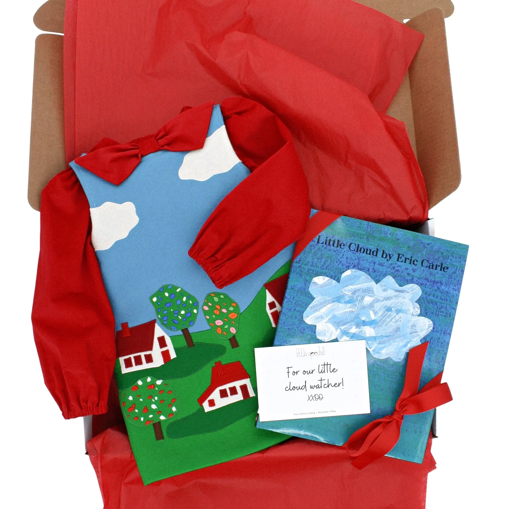 Little Cloud Gift Set: Little Cloud Hardcover Book, Dress, and Bow Blouse from World of Eric Carle™   Little Goodall