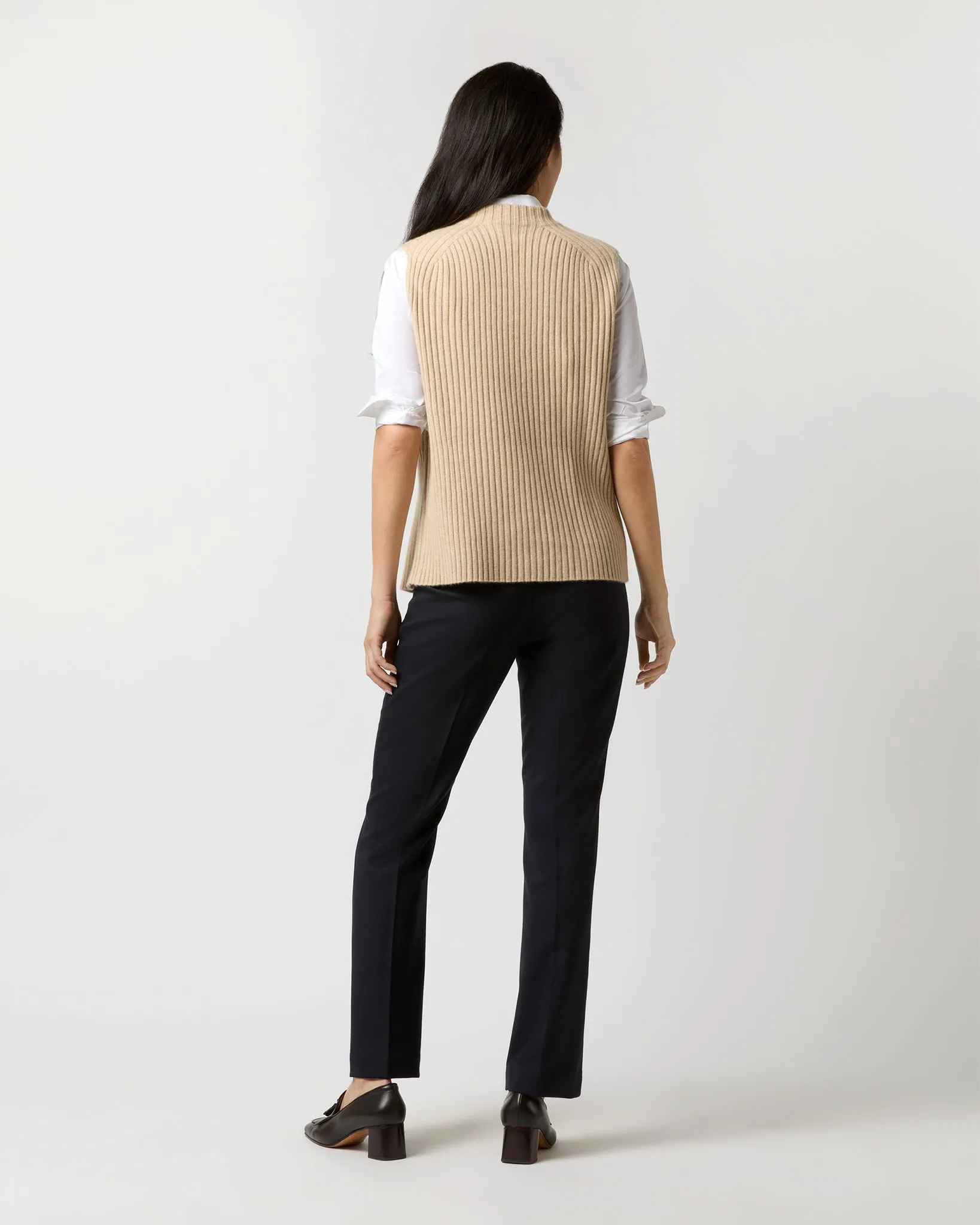 Louise Sweater in Oatmeal Cashmere