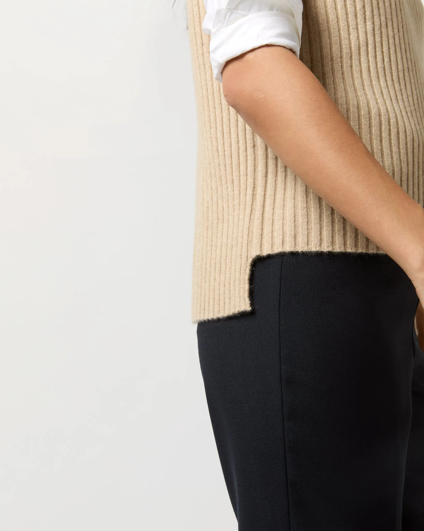 Louise Sweater in Oatmeal Cashmere