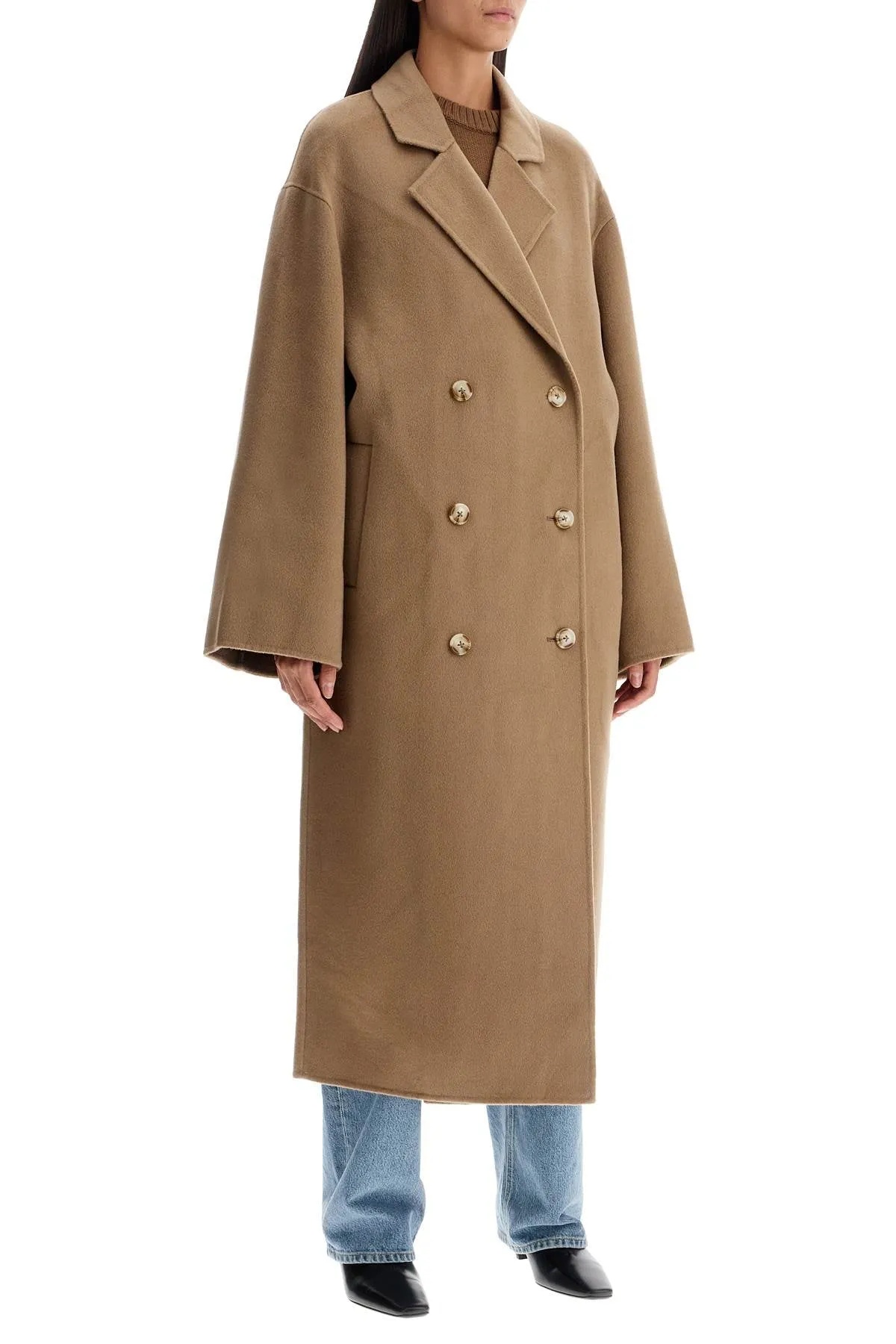 Loulou Studio long wool and cashmere coat 'borne