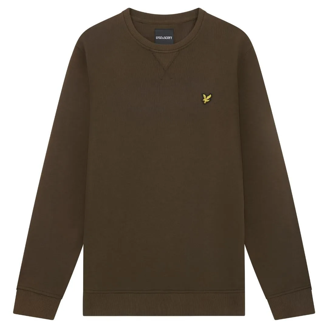 Lyle & Scott Branded Olive Green Pull-over Jumper