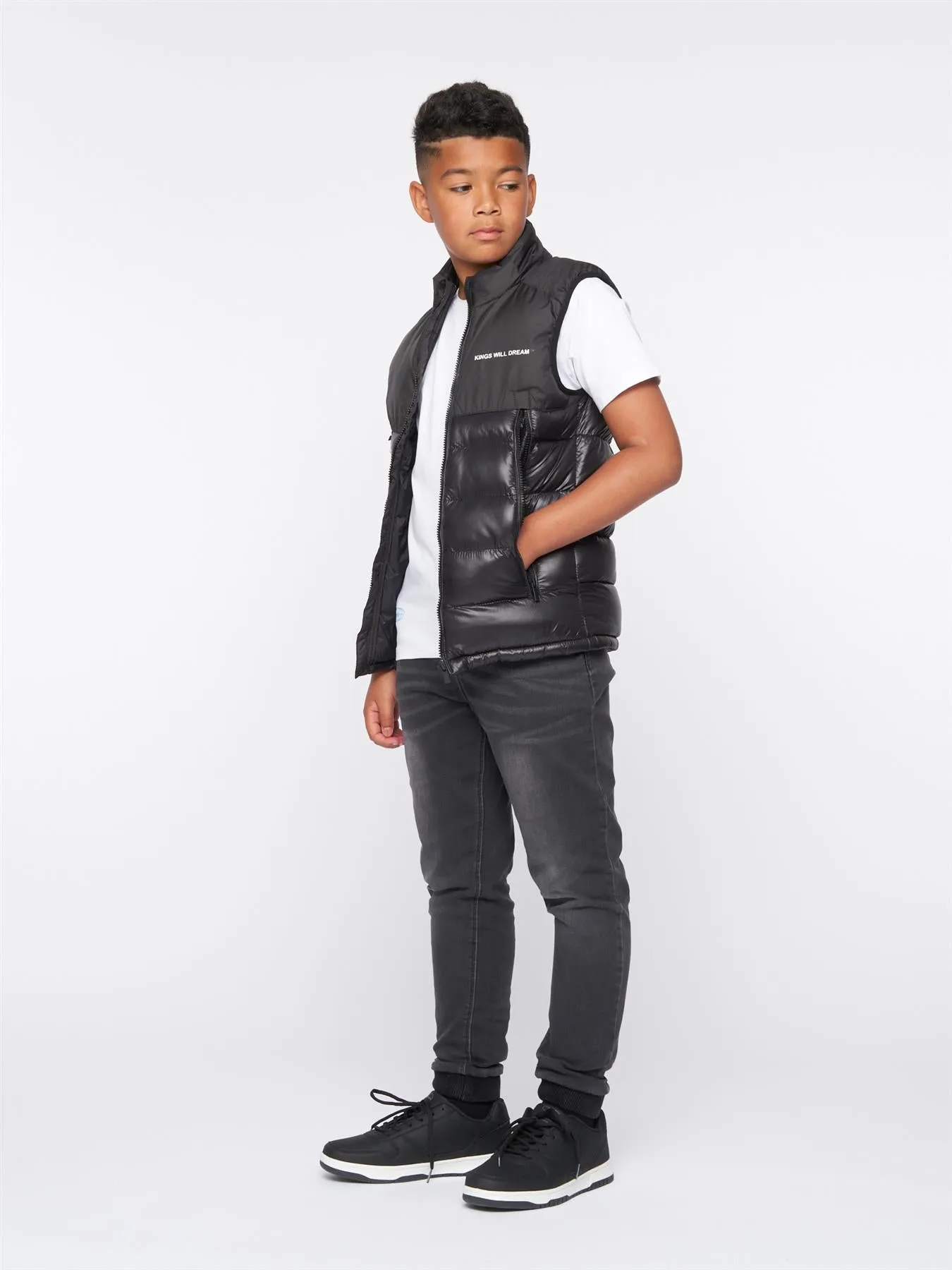 Mavin Puffer Gilet Jet Black