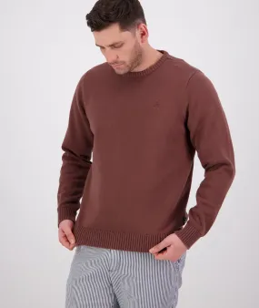 Men's Fundamentals Cotton Knit Crewneck Jumper