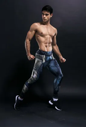 Men's Spring Compression Elastic Leggings