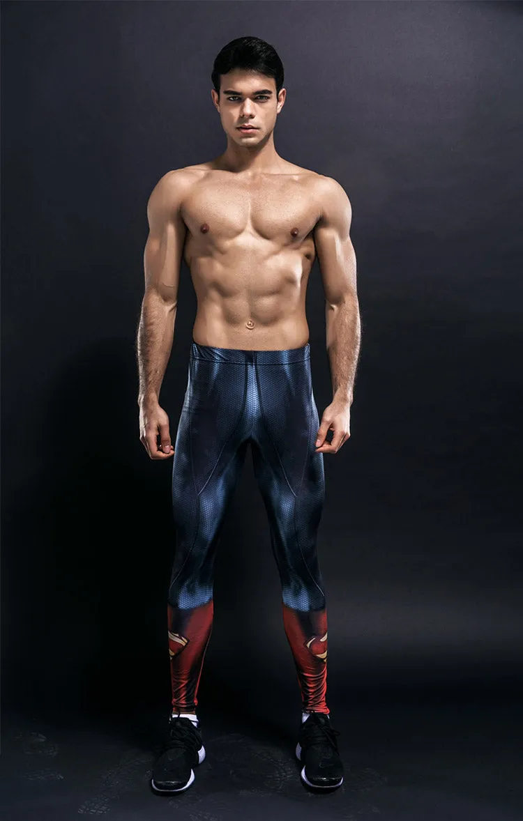 Men's Spring Compression Elastic Leggings