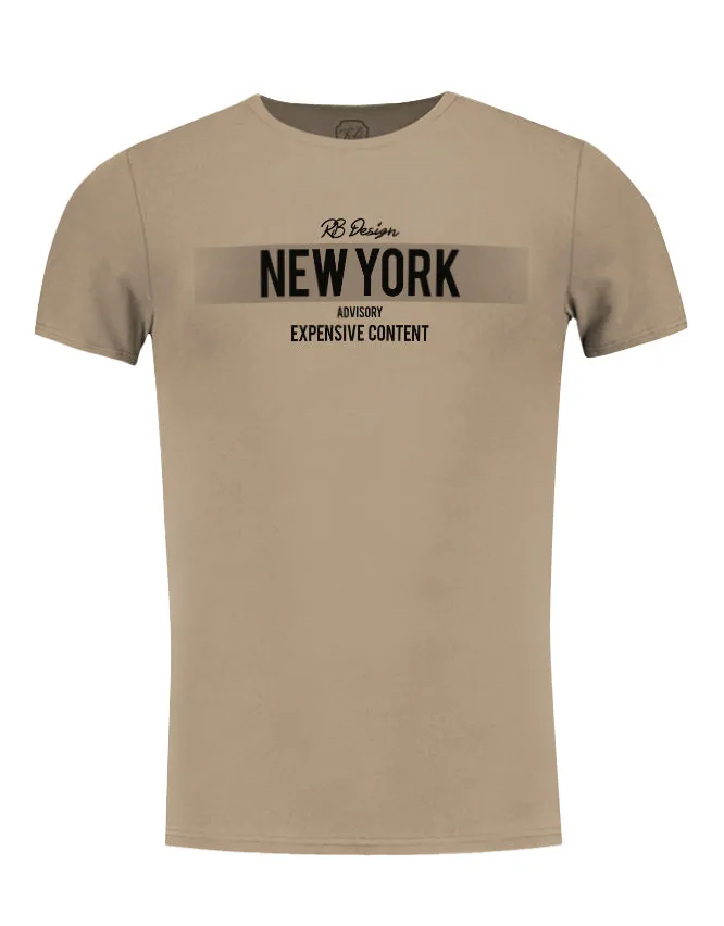 Men's T-shirts "New York Advisory"/ Color Option / MD866