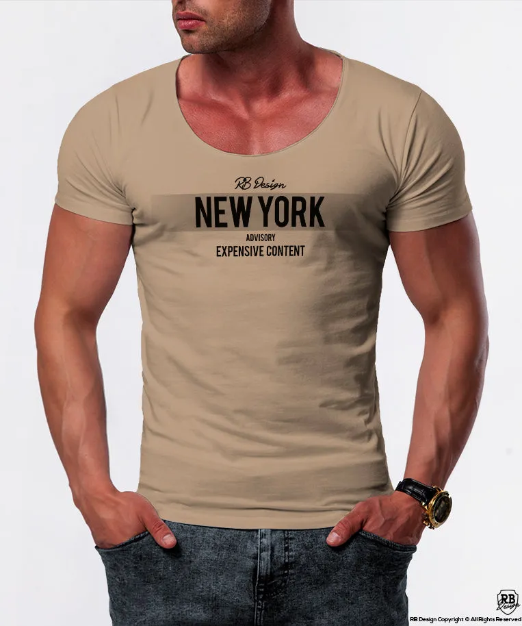 Men's T-shirts "New York Advisory"/ Color Option / MD866