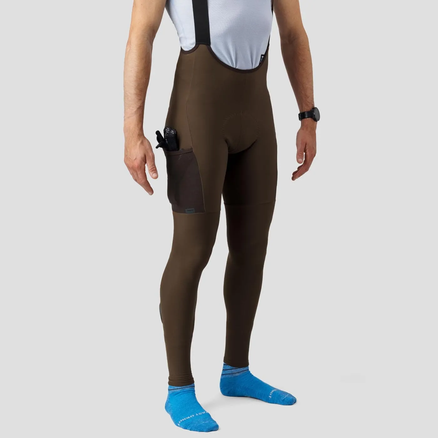 Men's Thermal Cargo Bib Tight - Espresso