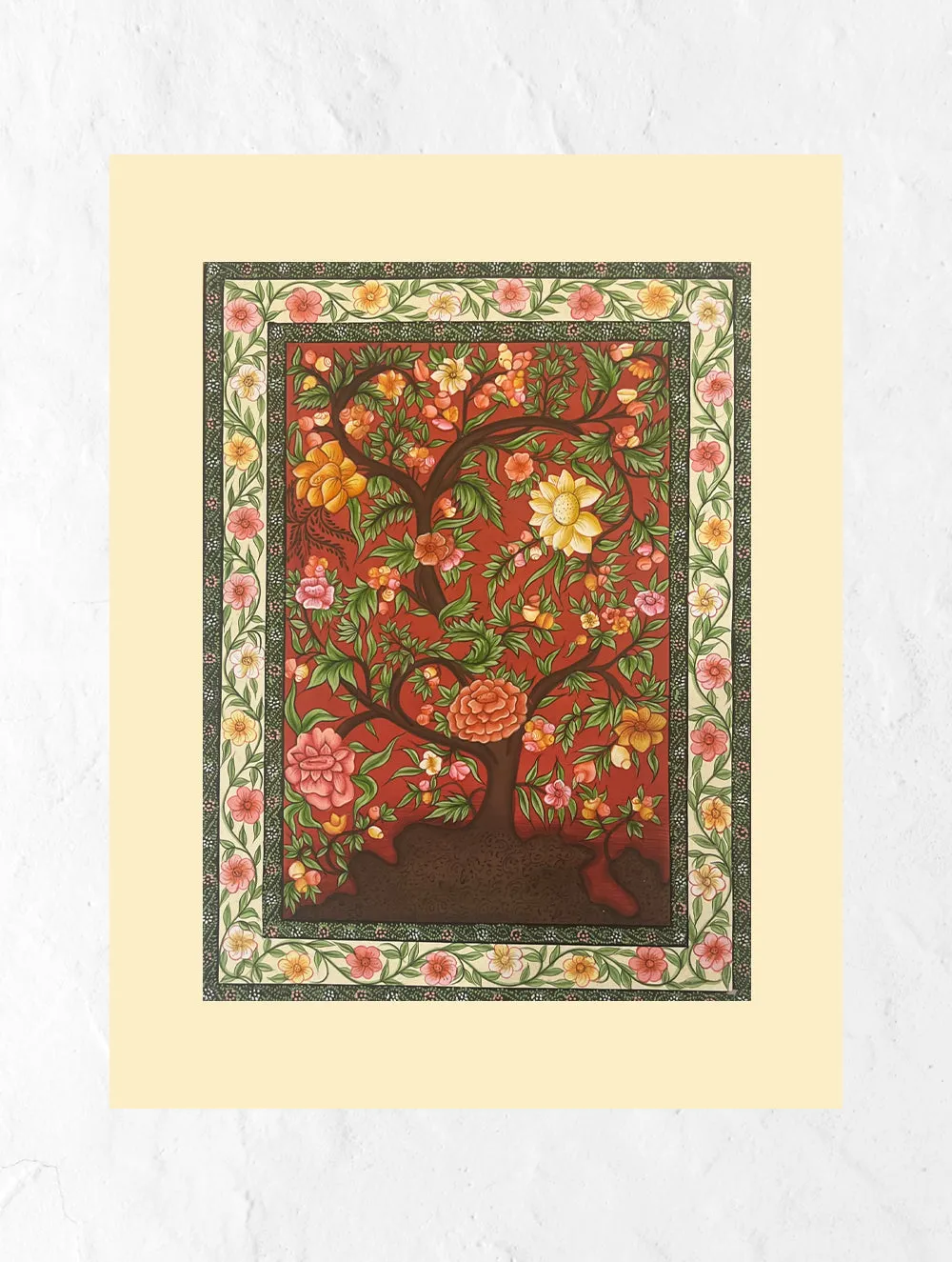 Miniature Art Painting - Persian Flora