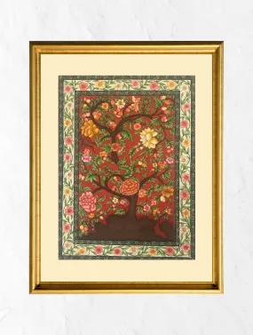 Miniature Art Painting - Persian Flora