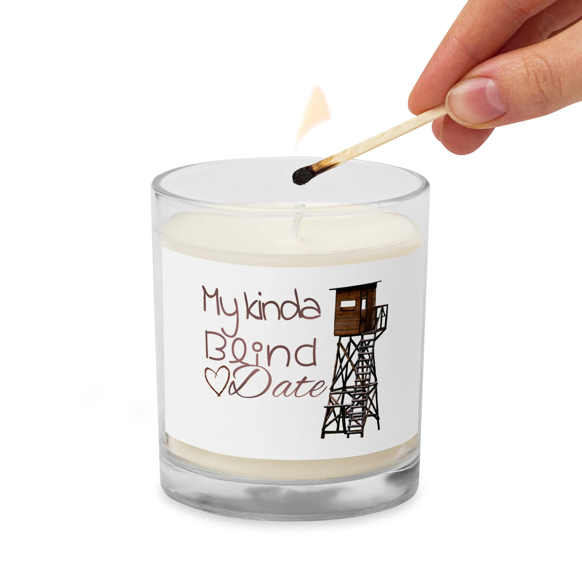 My Kinda Blind Date Jar Candle Gifts for her - hunter special candle bathroom bedroom romantic unscented