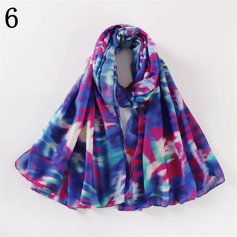 MYP010 Fashionable starry sky quicksand printed scarf