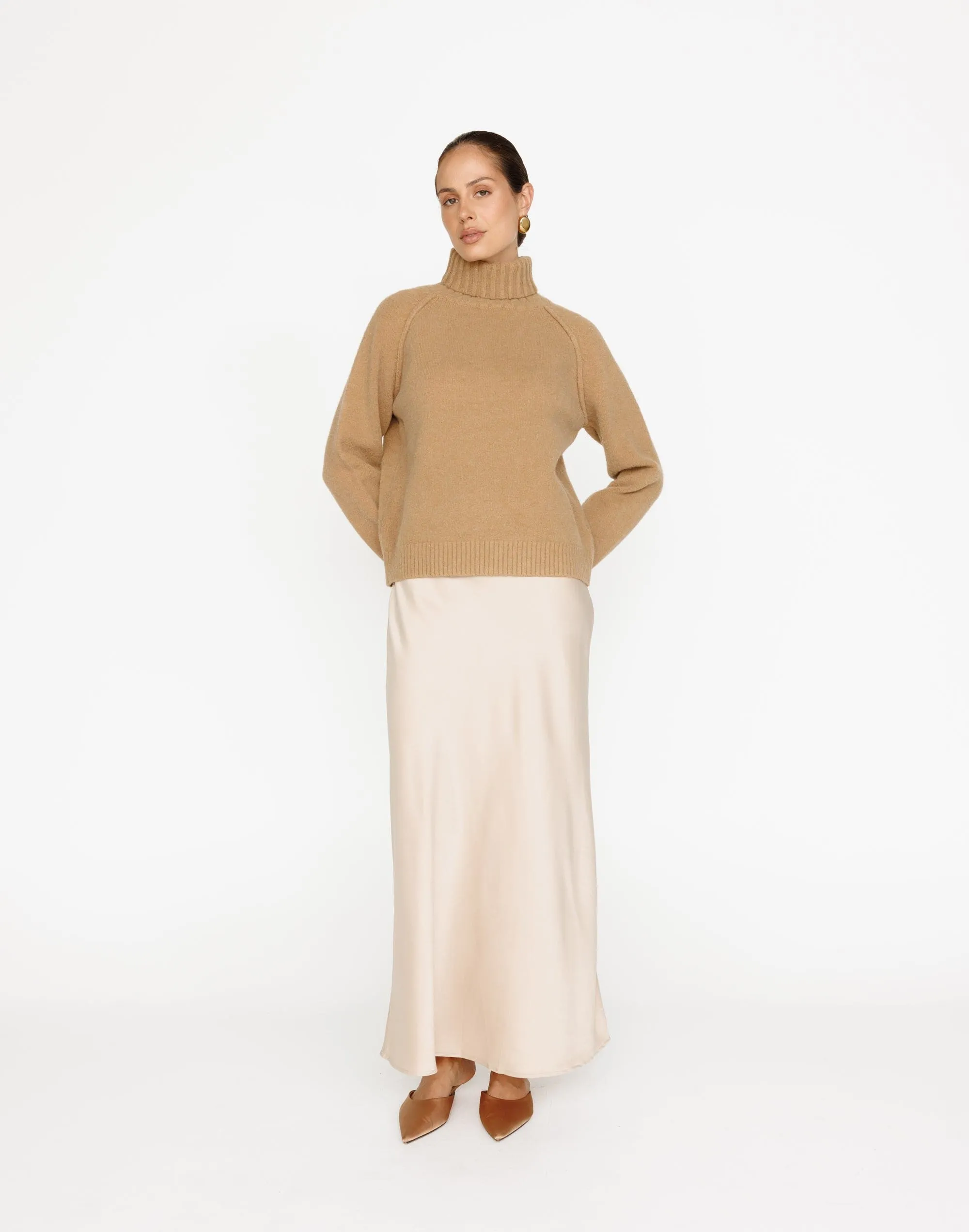 Nathalia Knit Jumper (Stone)