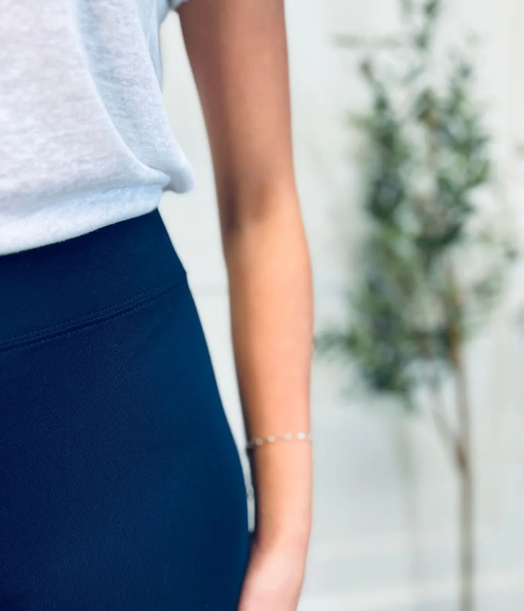 Navy High Waisted Leggings