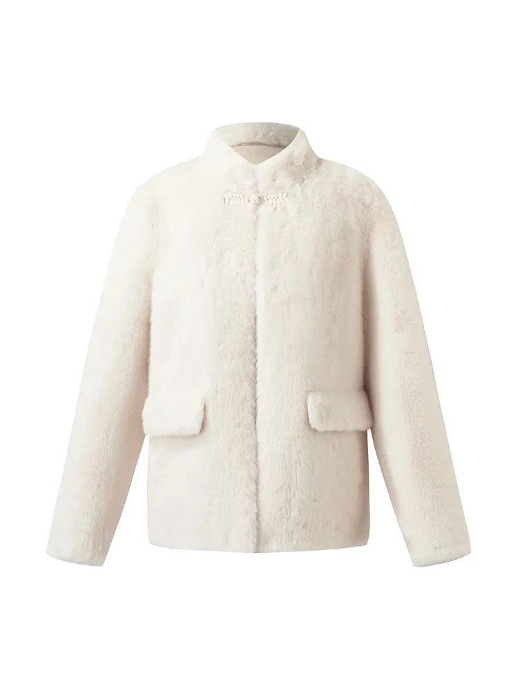 New Chinese-Style Eco-friendly Fur Women Short Coat